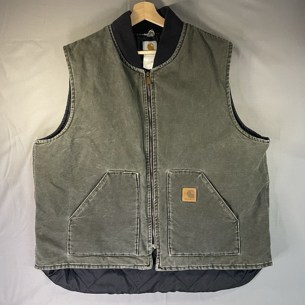 Vintage Carhartt Quilted Artic Vest "Spruce Green" V02 SPC Men's XXL